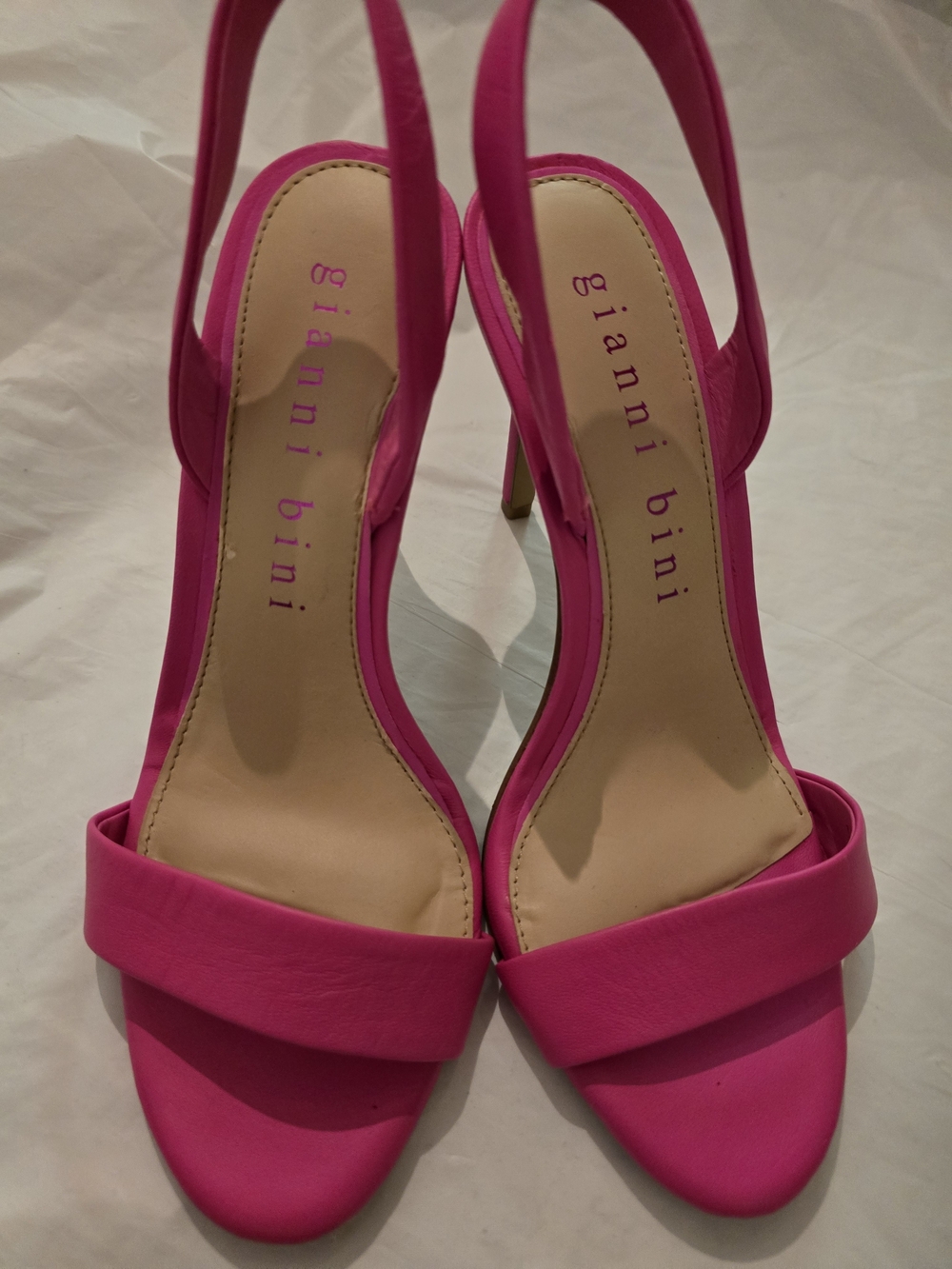 Gianni Bini Pink Slingback Heeled Sandals